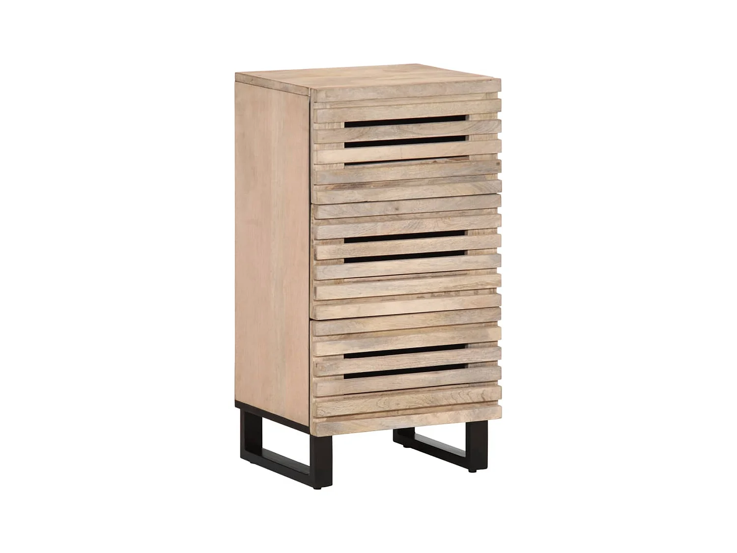 Dressoir 40x34x75 cm massief mangohout
