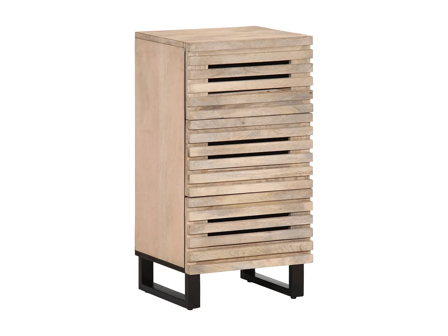 Buffet 40x34x75 cm bois massif de manguier