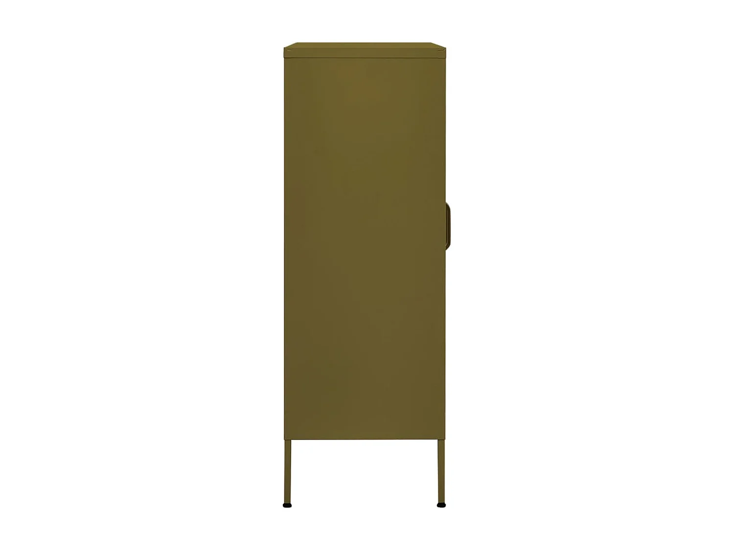 Armoire de rangement Vert olive 80x35x101,5 cm Acier