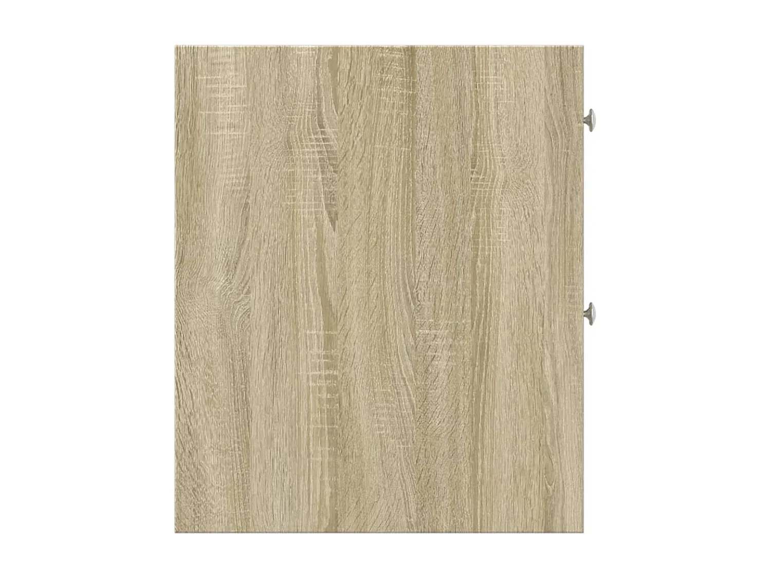 Armoire de salle de bain étroite avec roulettes chêne sonoma