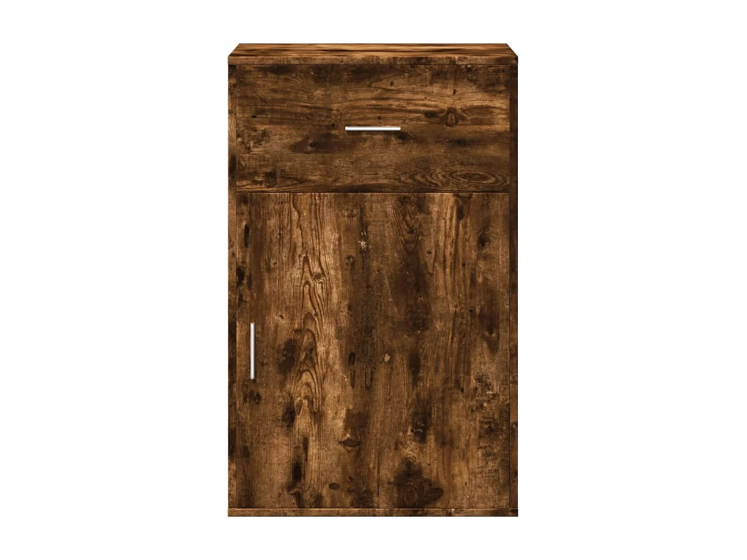 Armoire de rangement chêne fumé 56,5x39x90 cm bois d'ingénierie