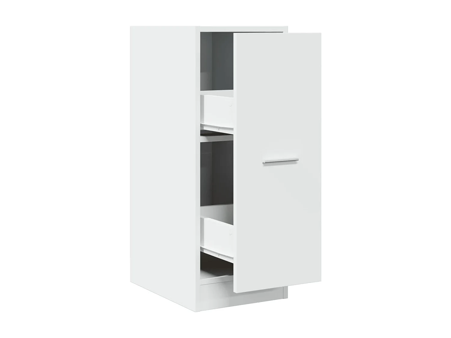 Armoire d'apothicaire blanc 30x41x77,5 cm bois d'ingénierie