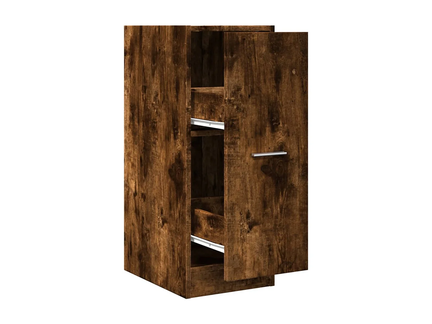 Mobile da farmacia in rovere affumicato 30x41x77,5 cm in MDF