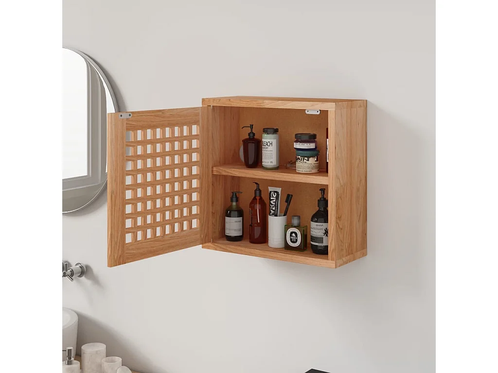 Armoire murale 42x18x42 cm Bois massif de noyer