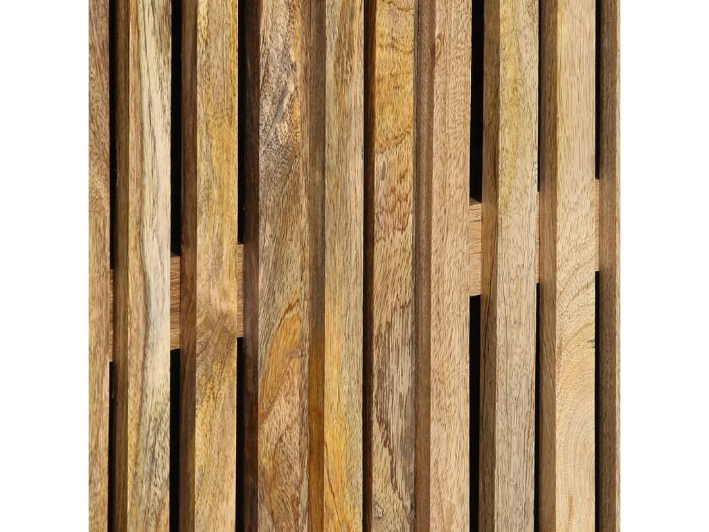 Sideboard 60x34x75 cm, massives rohes Mangoholz