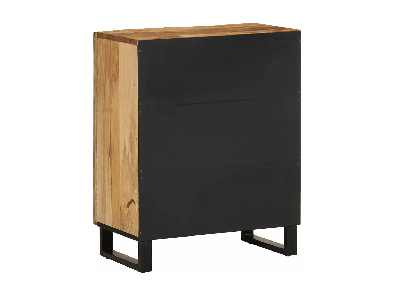 Buffet 60x34x75 cm bois de manguier massif brut