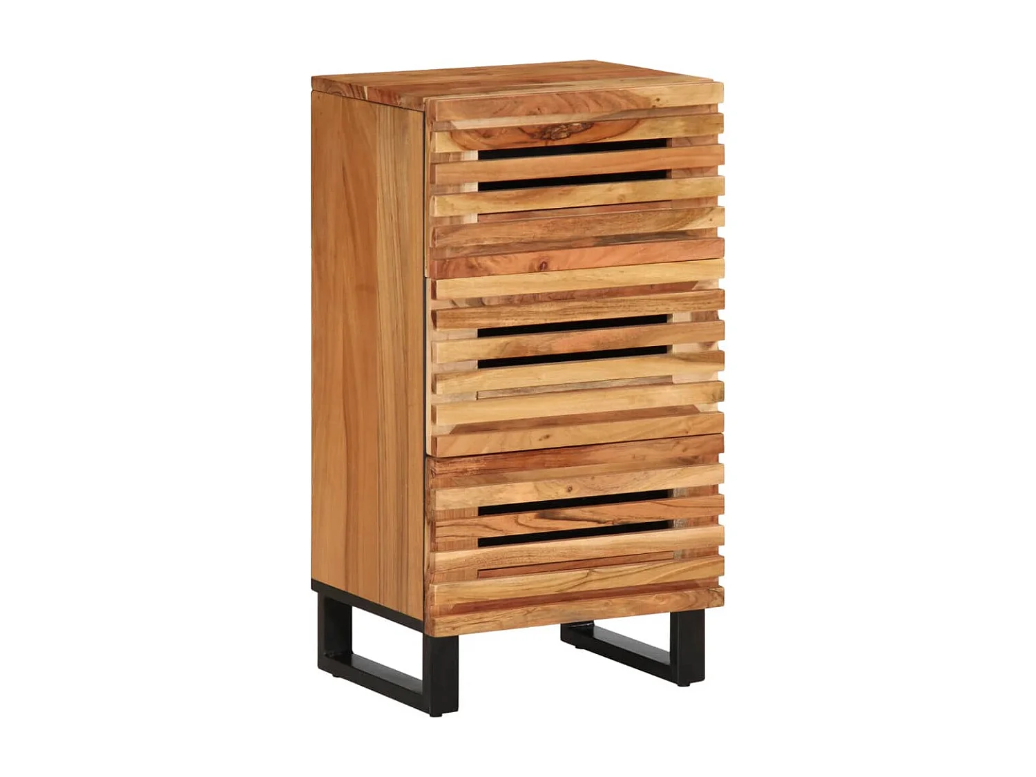 Buffet 40x34x75 cm bois d'acacia massif