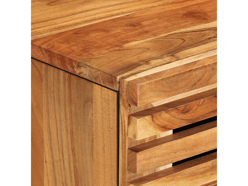 Buffet 40x34x75 cm bois d'acacia massif