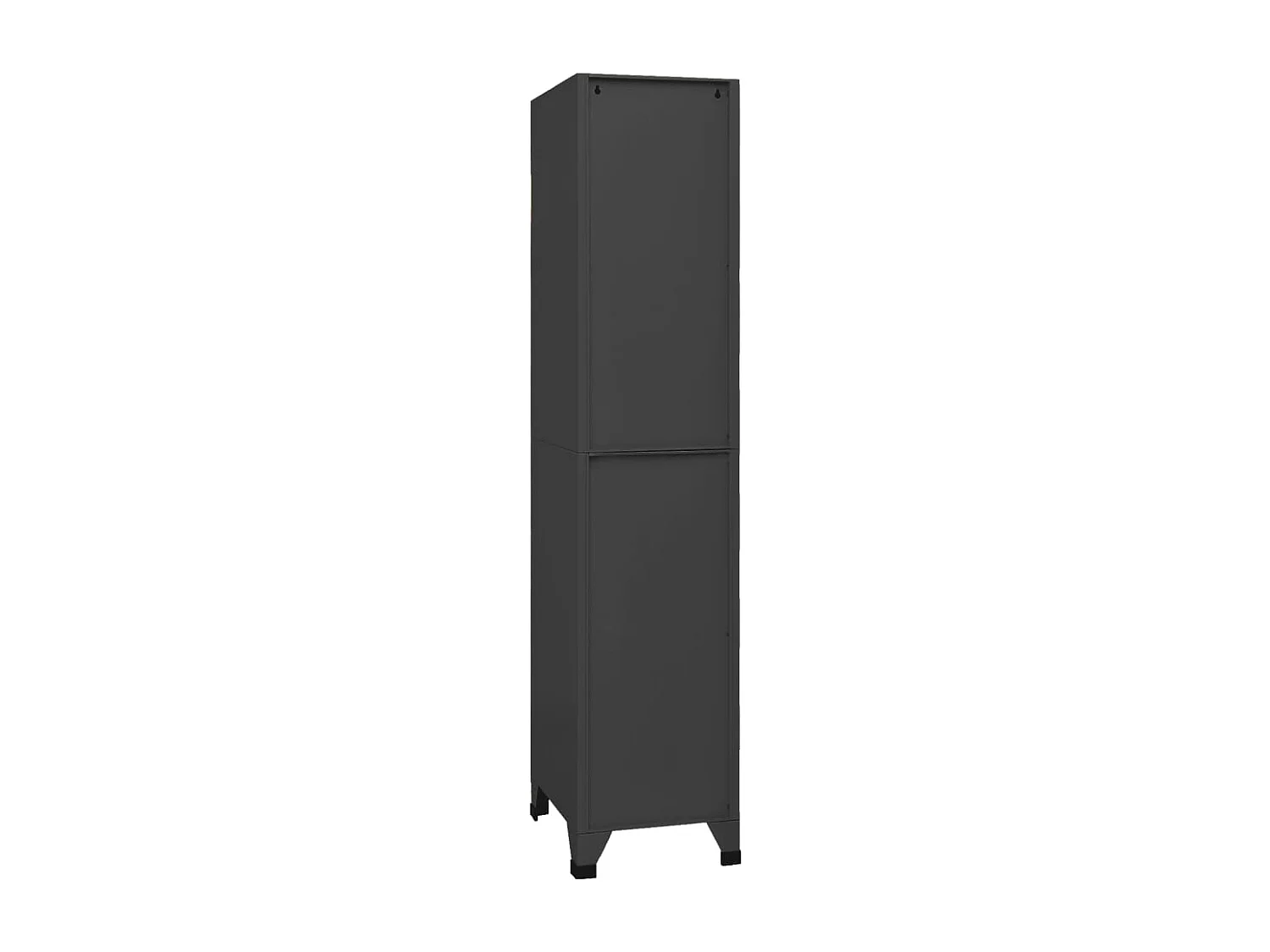 Armoire à casiers Anthracite 38x45x180 cm Acier