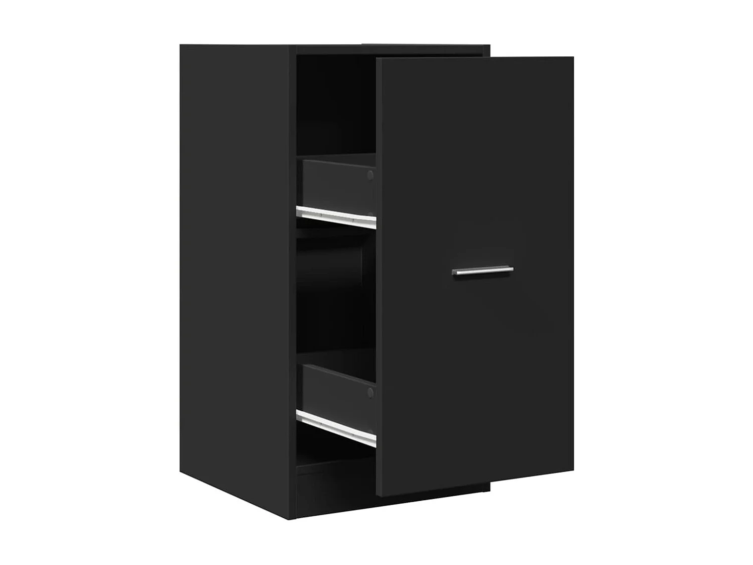 Mueble boticario negro 40x41x77,5 cm madera contrachapada