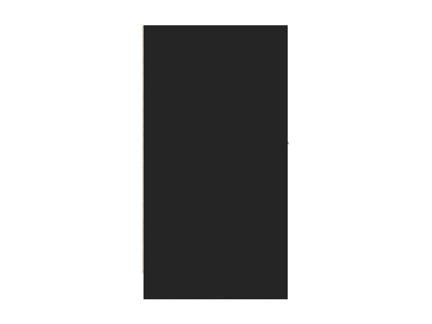 Mueble boticario negro 40x41x77,5 cm madera contrachapada