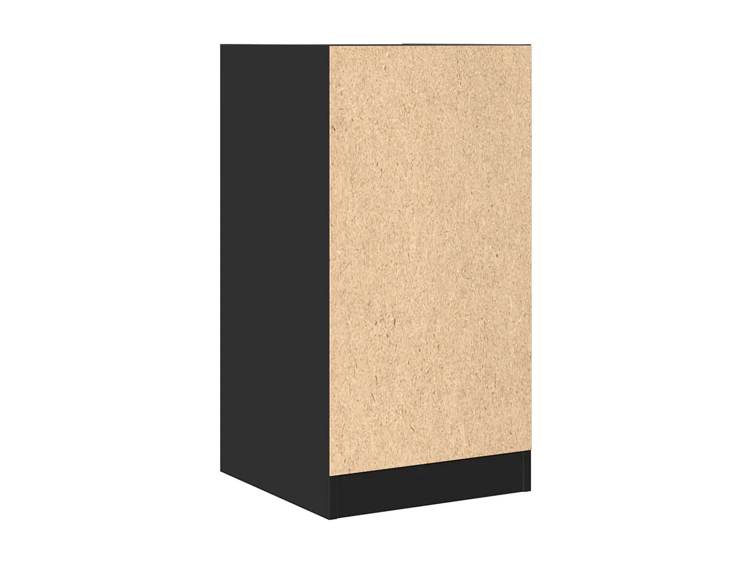 Mueble boticario negro 40x41x77,5 cm madera contrachapada