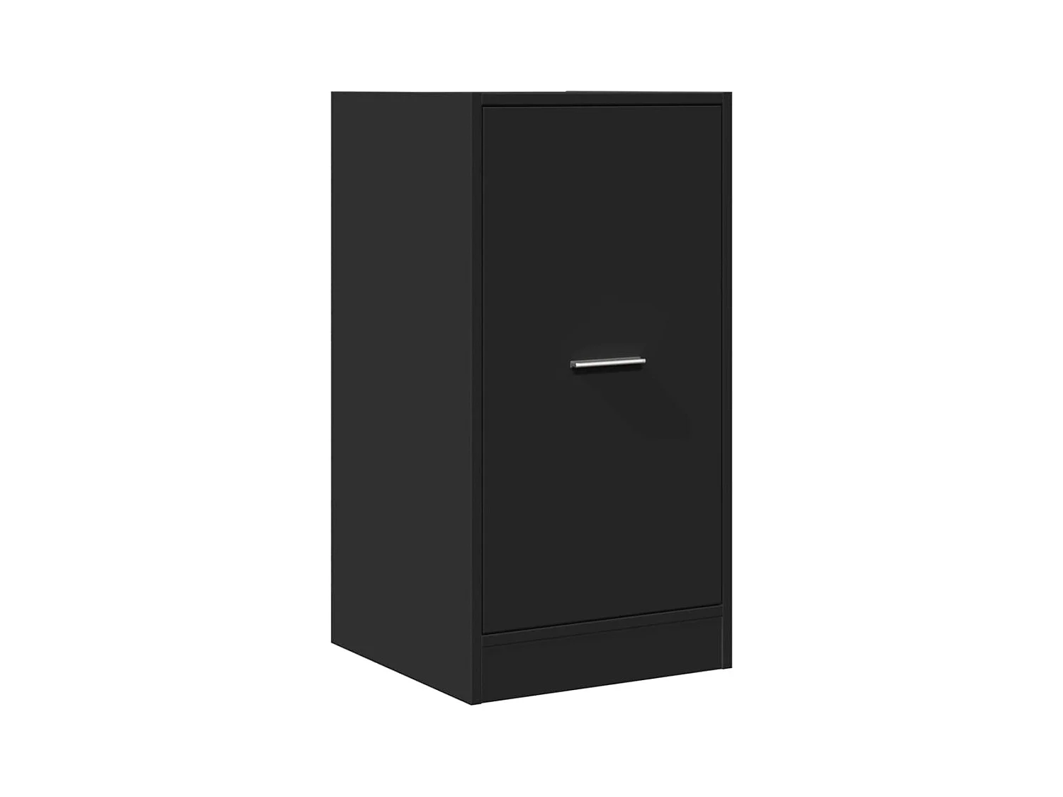 Armoire d'apothicaire noir 40x41x77,5 cm bois d'ingénierie