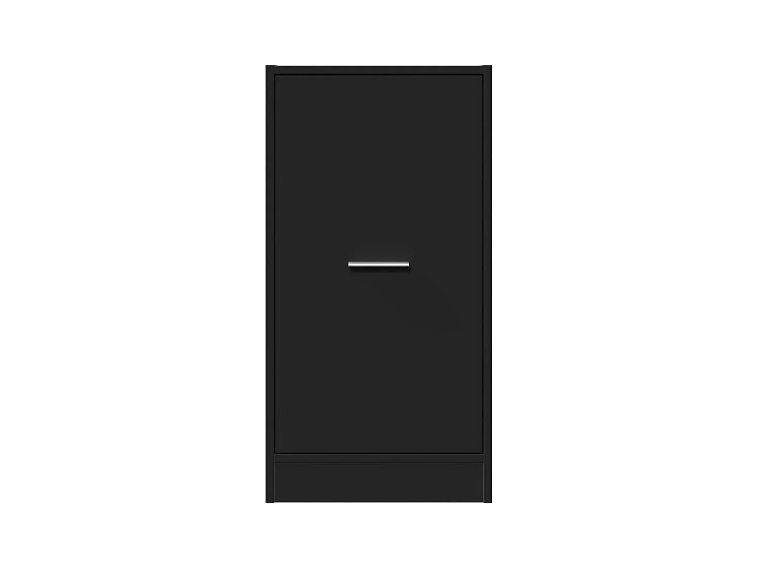 Armoire d'apothicaire noir 40x41x77,5 cm bois d'ingénierie