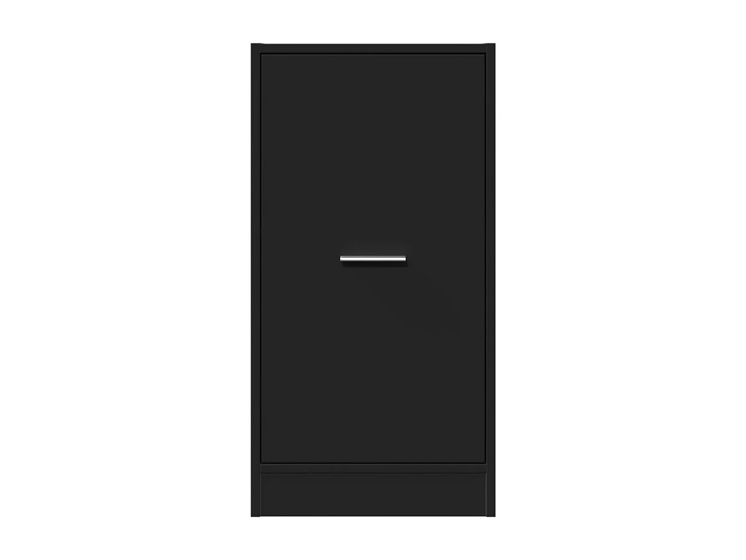 Armoire d'apothicaire noir 40x41x77,5 cm bois d'ingénierie