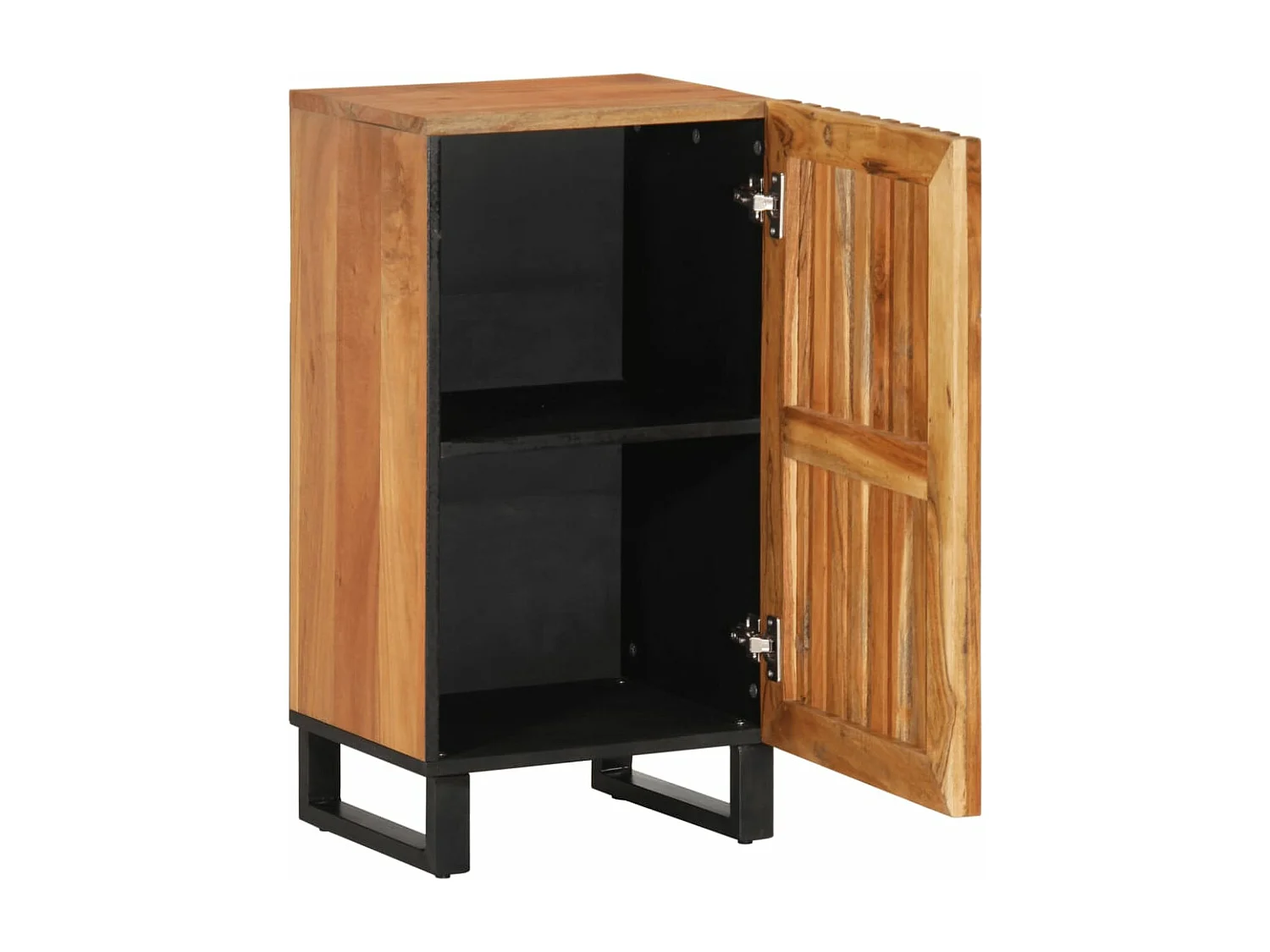 Credenza 40x34x75 cm in legno massello di acacia