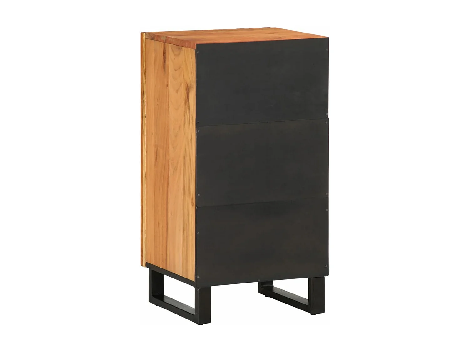 Credenza 40x34x75 cm in legno massello di acacia