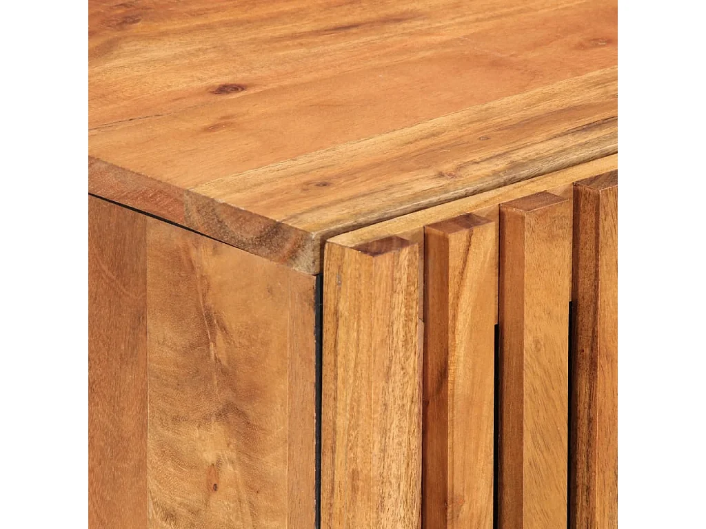 Credenza 40x34x75 cm in legno massello di acacia