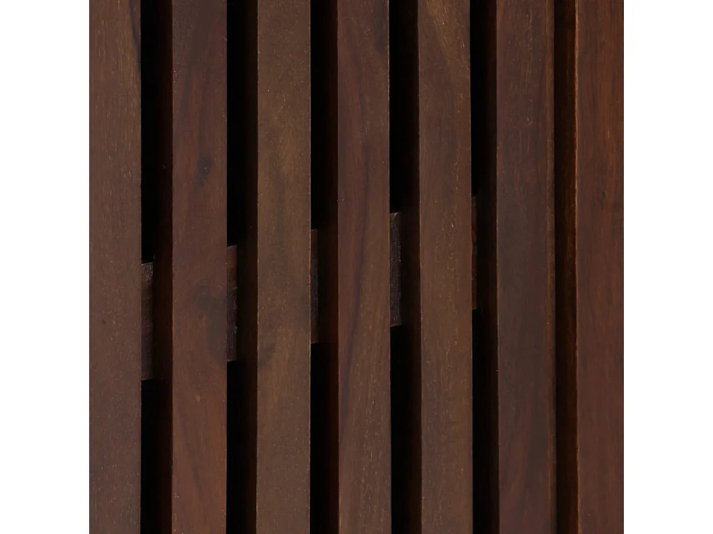 Braunes Sideboard 60x34x75 cm aus massivem Mangoholz