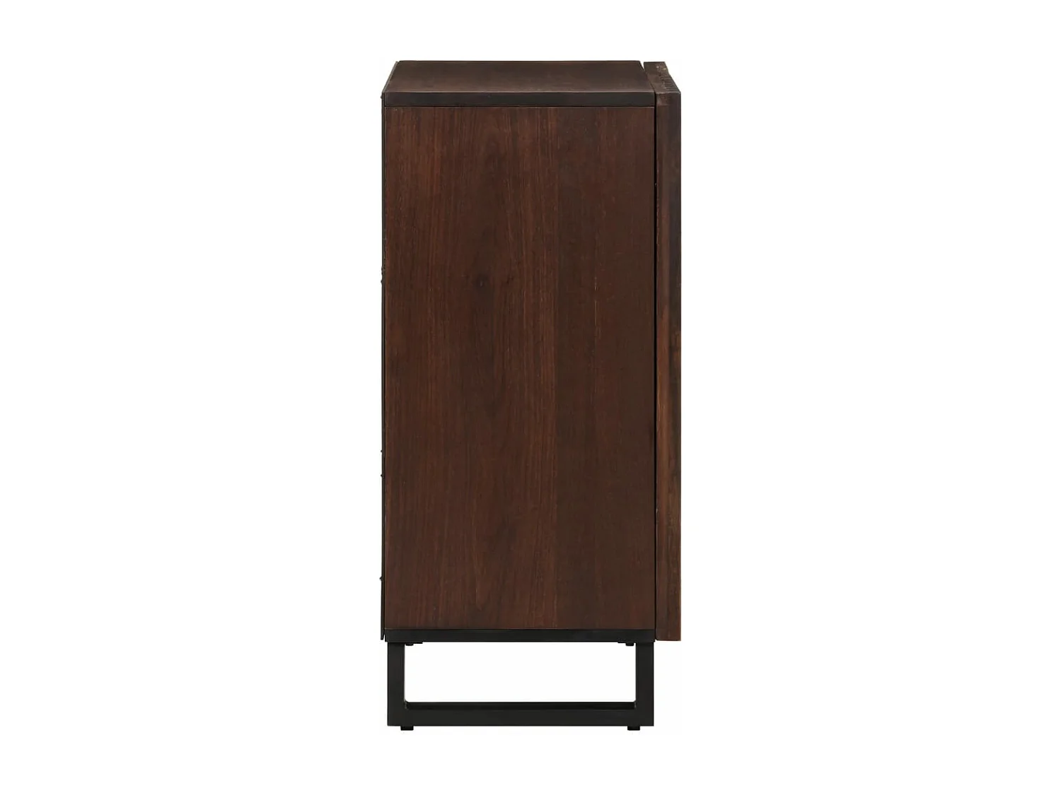 Buffet marron 60x34x75 cm bois massif de manguier