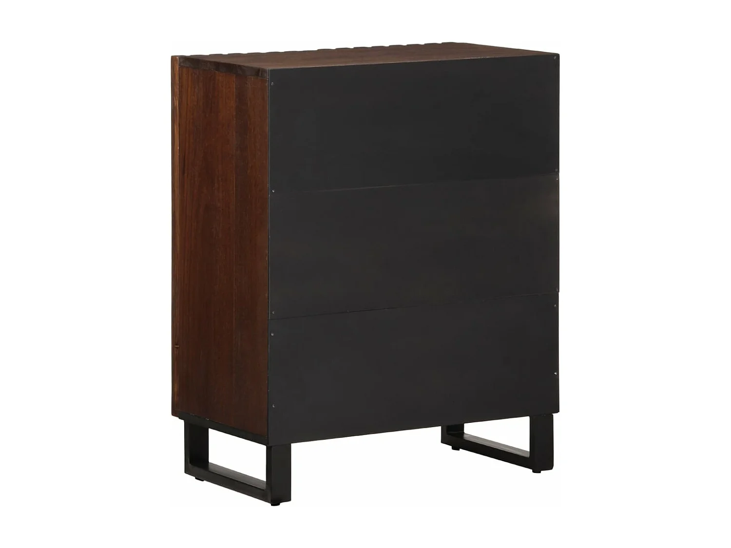 Buffet marron 60x34x75 cm bois massif de manguier