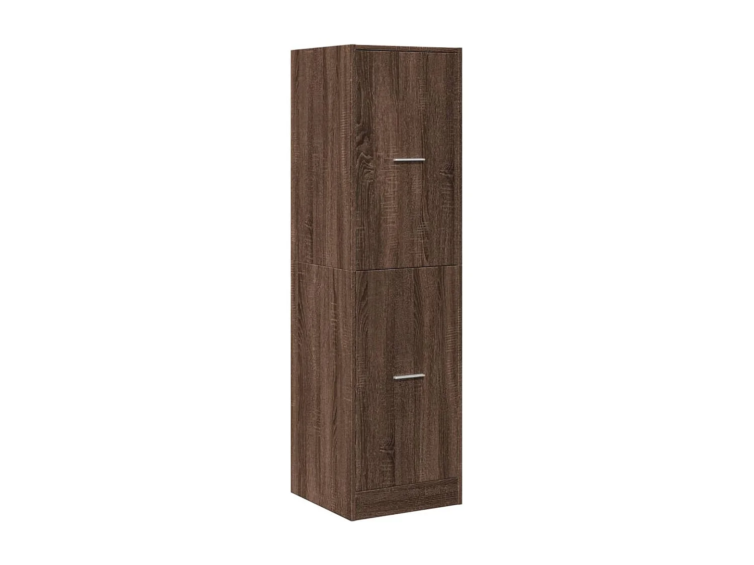Mueble boticario roble marrón 40x41x144,5 cm madera contrachapada