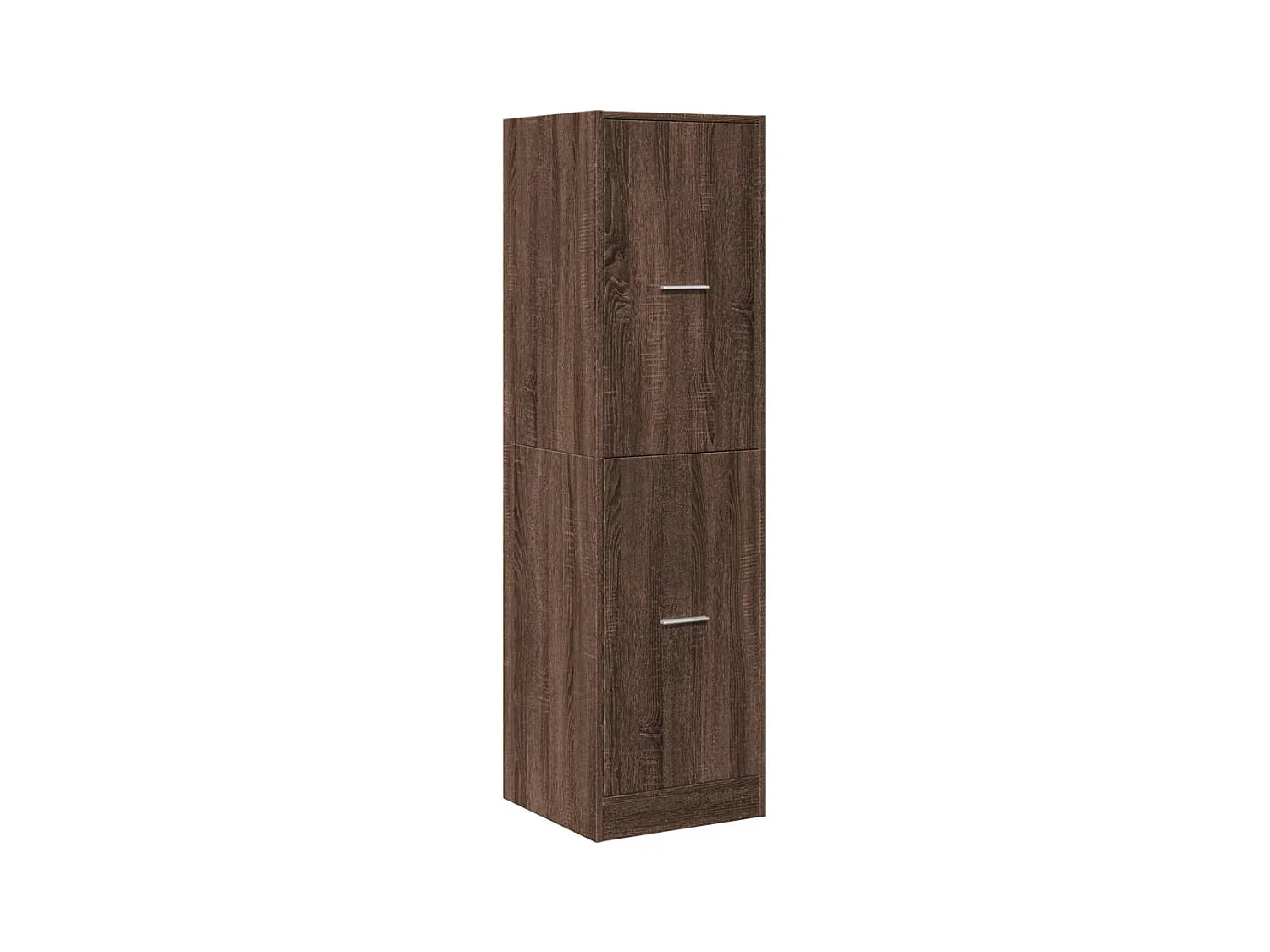 Bruin eiken apothekerskast 40x41x144,5 cm samengesteld hout