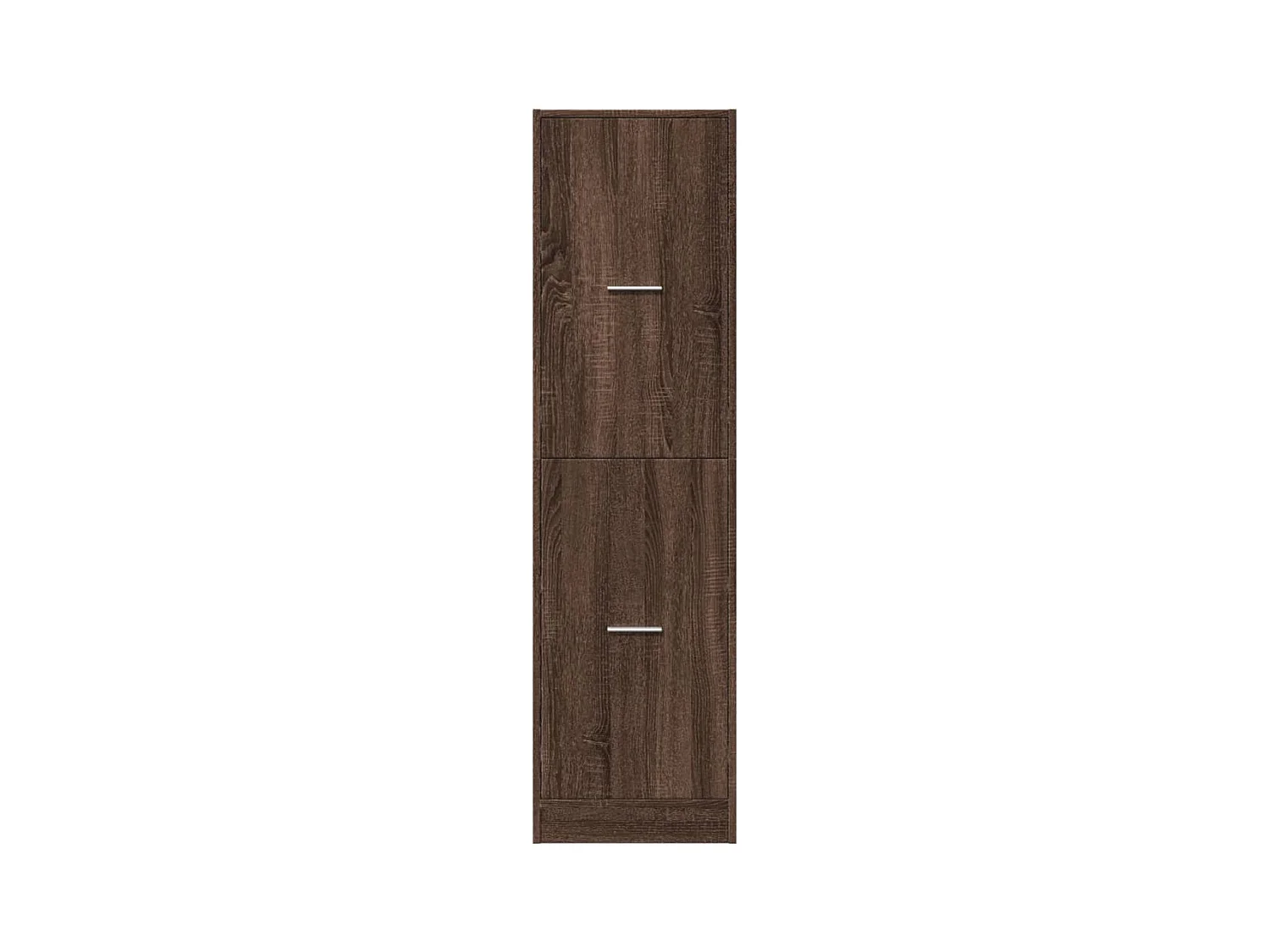 Bruin eiken apothekerskast 40x41x144,5 cm samengesteld hout
