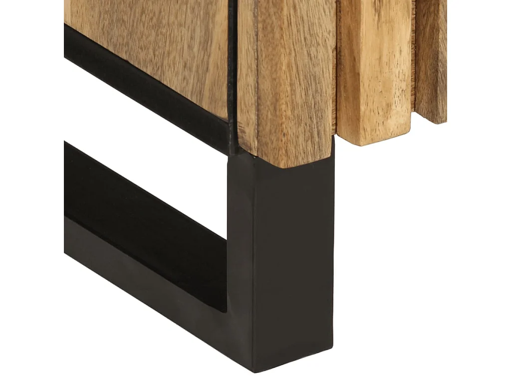 Buffet 38x34x160 cm madera maciza de mango en bruto