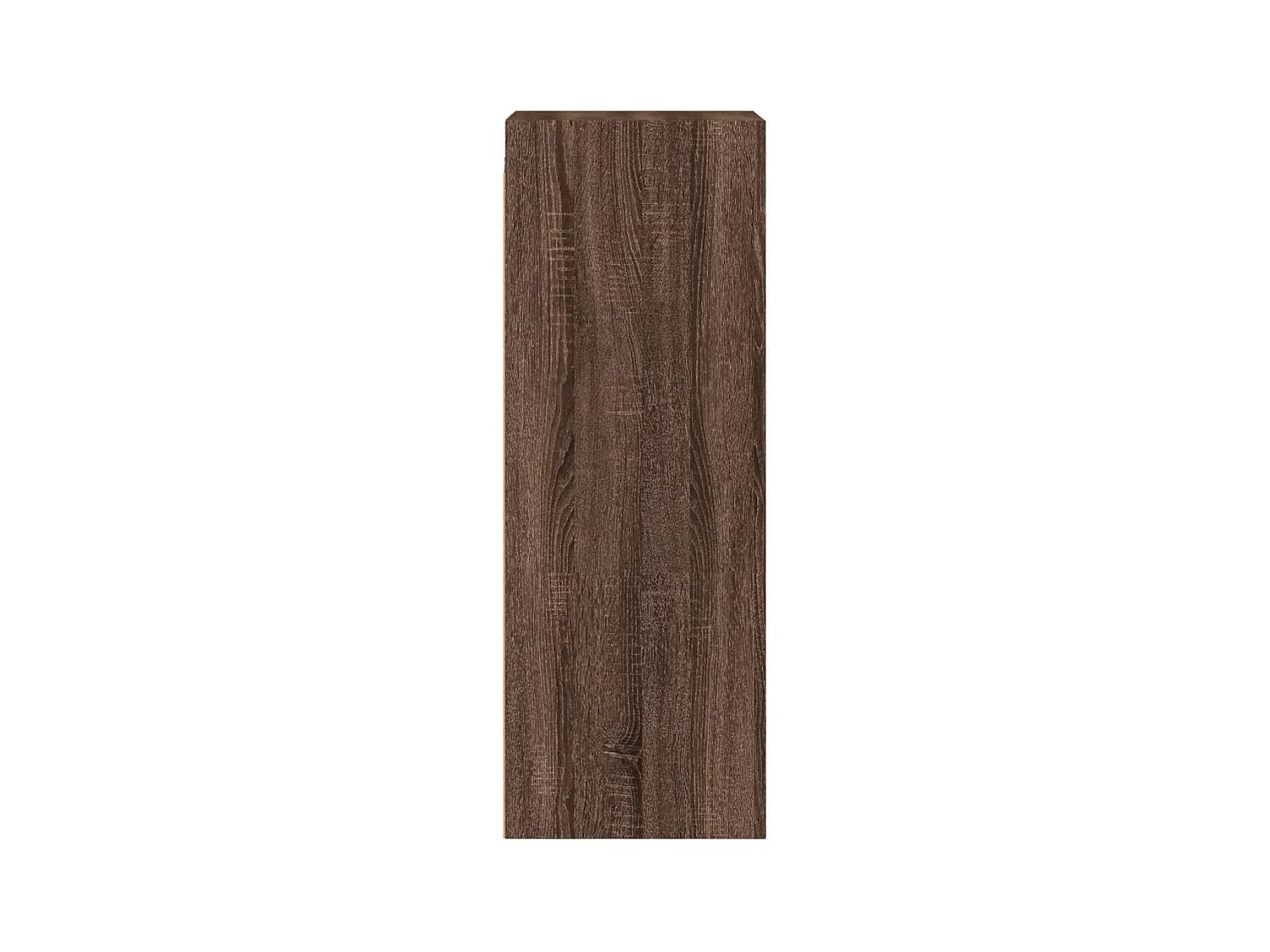 Armoire murale avec portes en verre chêne marron 35x37x100 cm