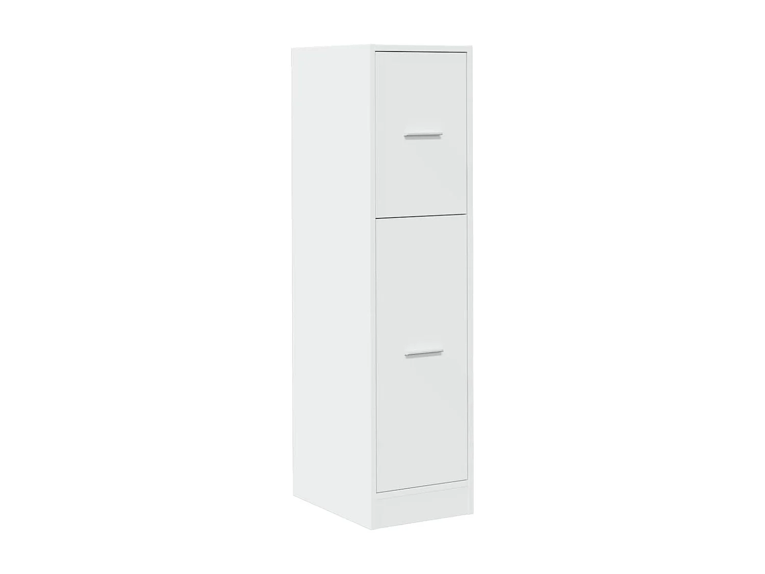 Armoire d'apothicaire blanc 30x41x118 cm bois d'ingénierie