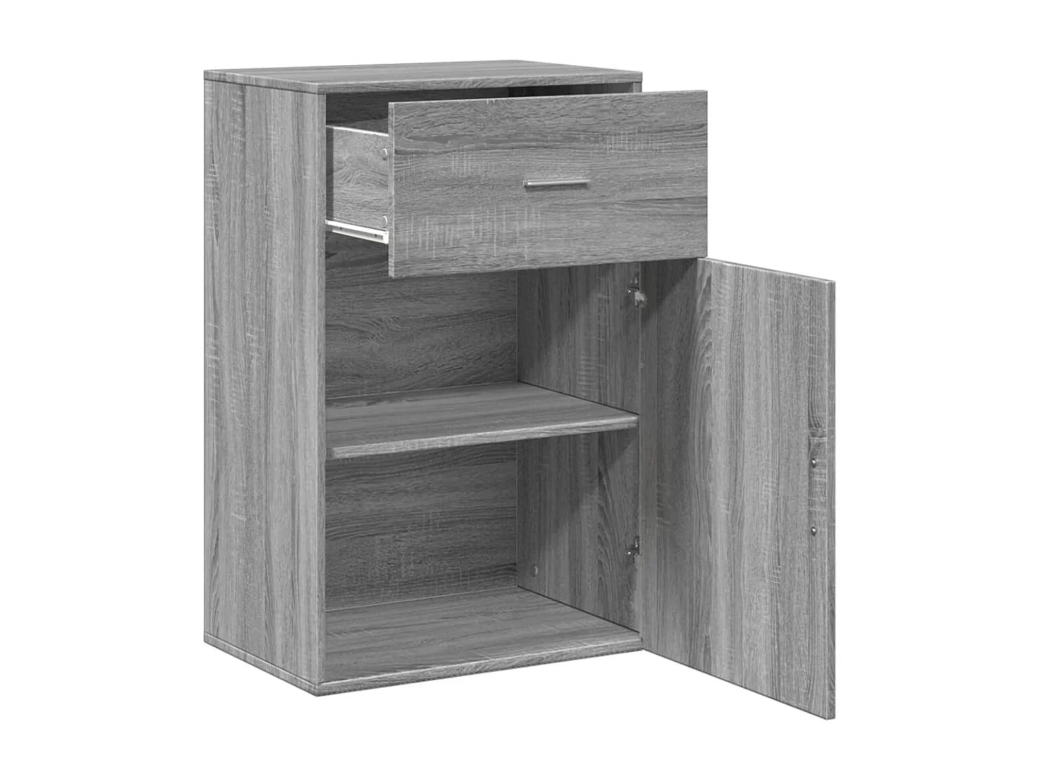 Armoire de rangement sonoma gris 56,5x39x90 cm bois ingénierie