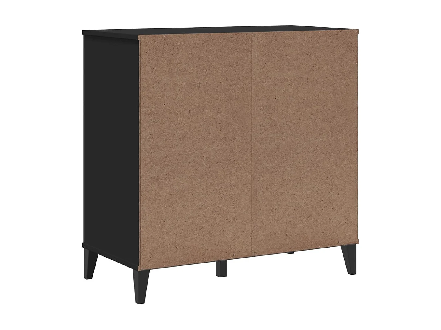 Commode VIKEN noir bois d'ingénierie