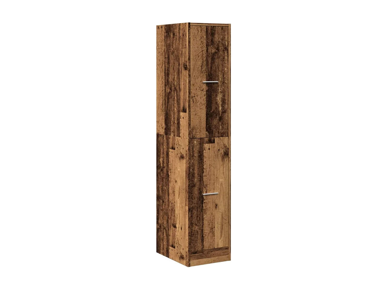 Armoire d'apothicaire vieux bois 30x41x144,5 cm bois ingénierie