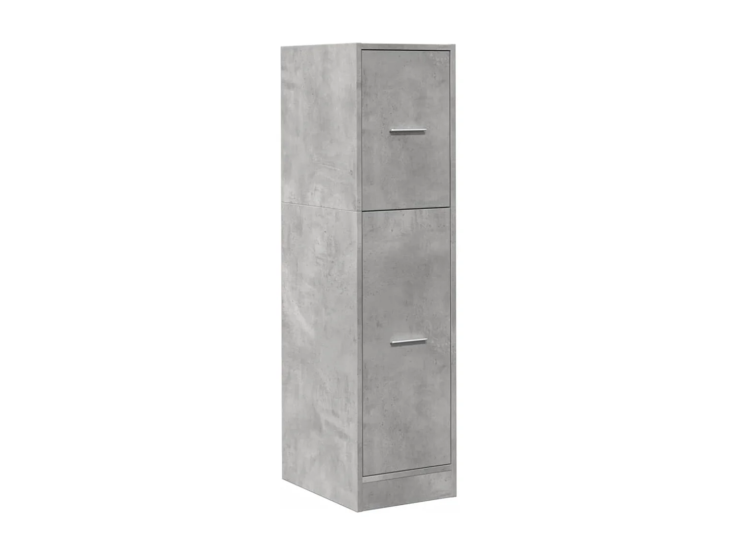 Armoire d'apothicaire gris béton 30x41x118 cm bois d'ingénierie