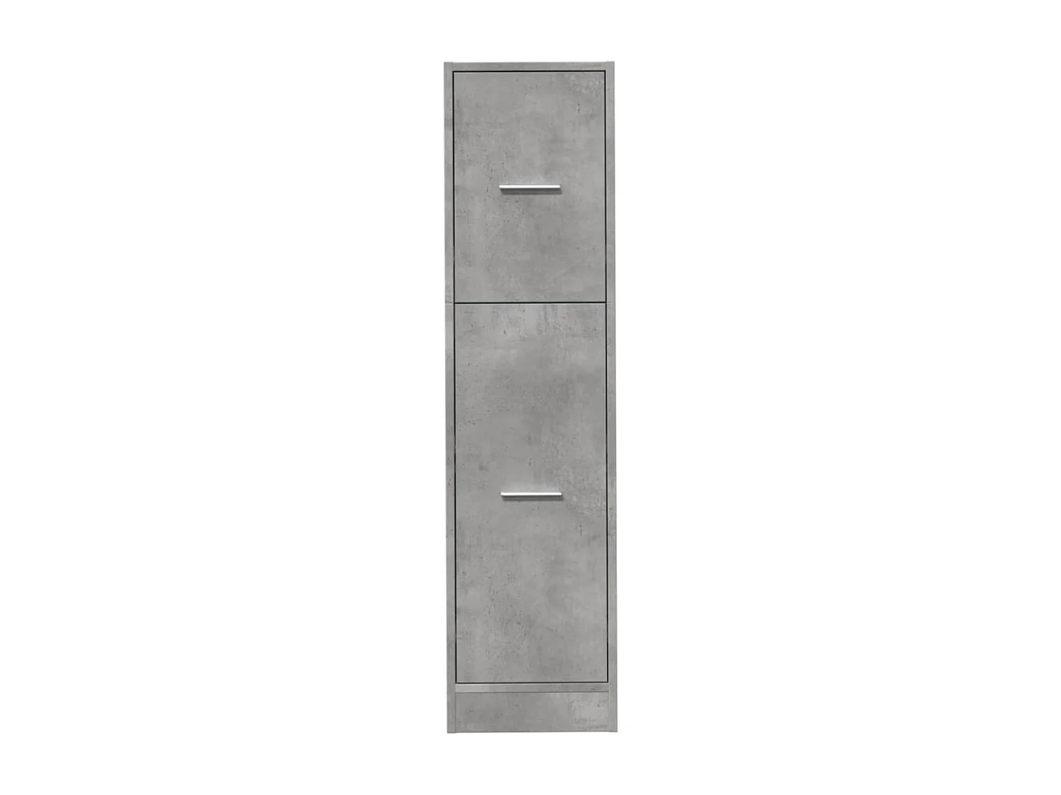 Armoire d'apothicaire gris béton 30x41x118 cm bois d'ingénierie