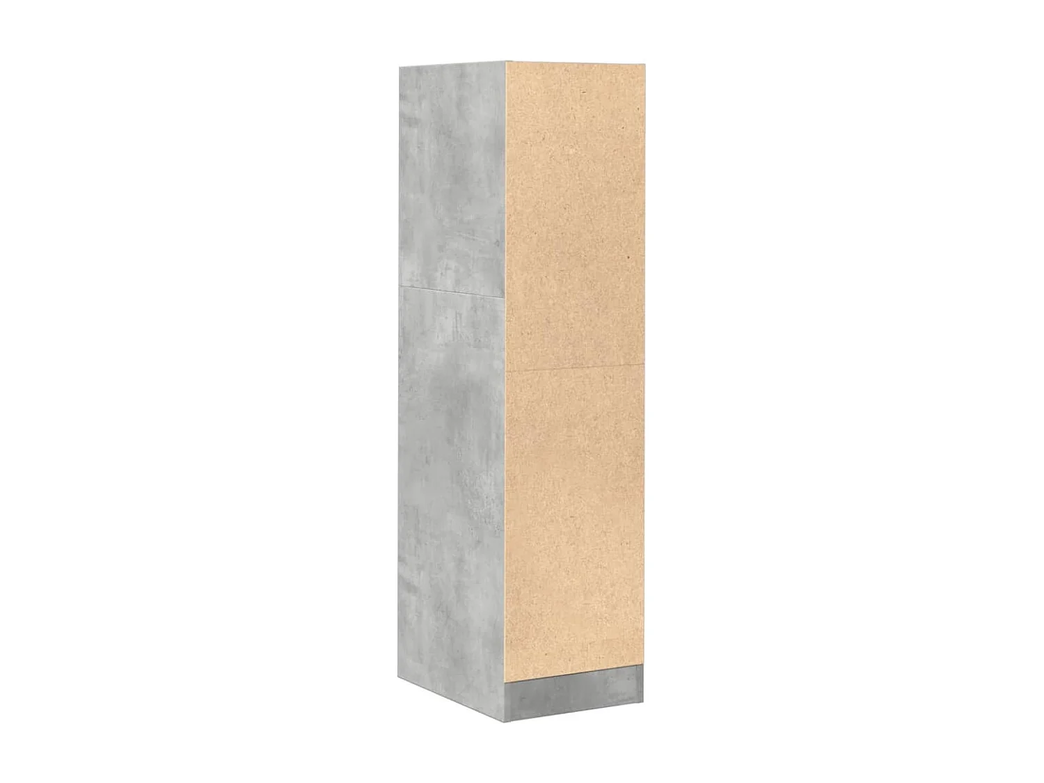 Armoire d'apothicaire gris béton 30x41x118 cm bois d'ingénierie