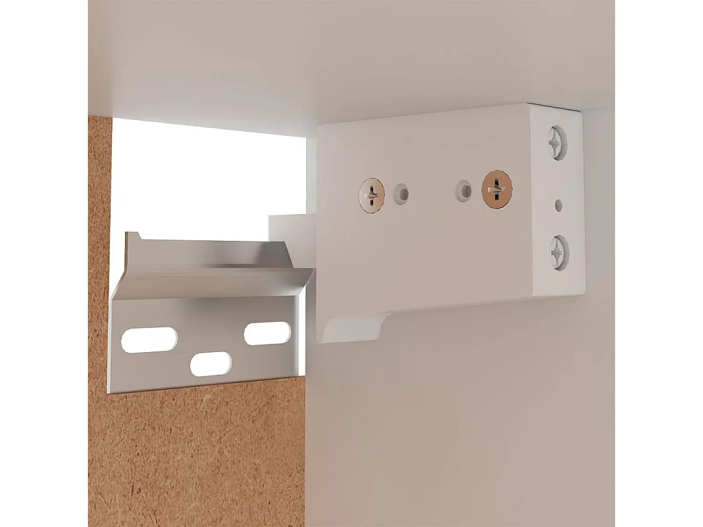 Armoire suspendue Noir 29,5x31x60 cm Bois d'ingénierie