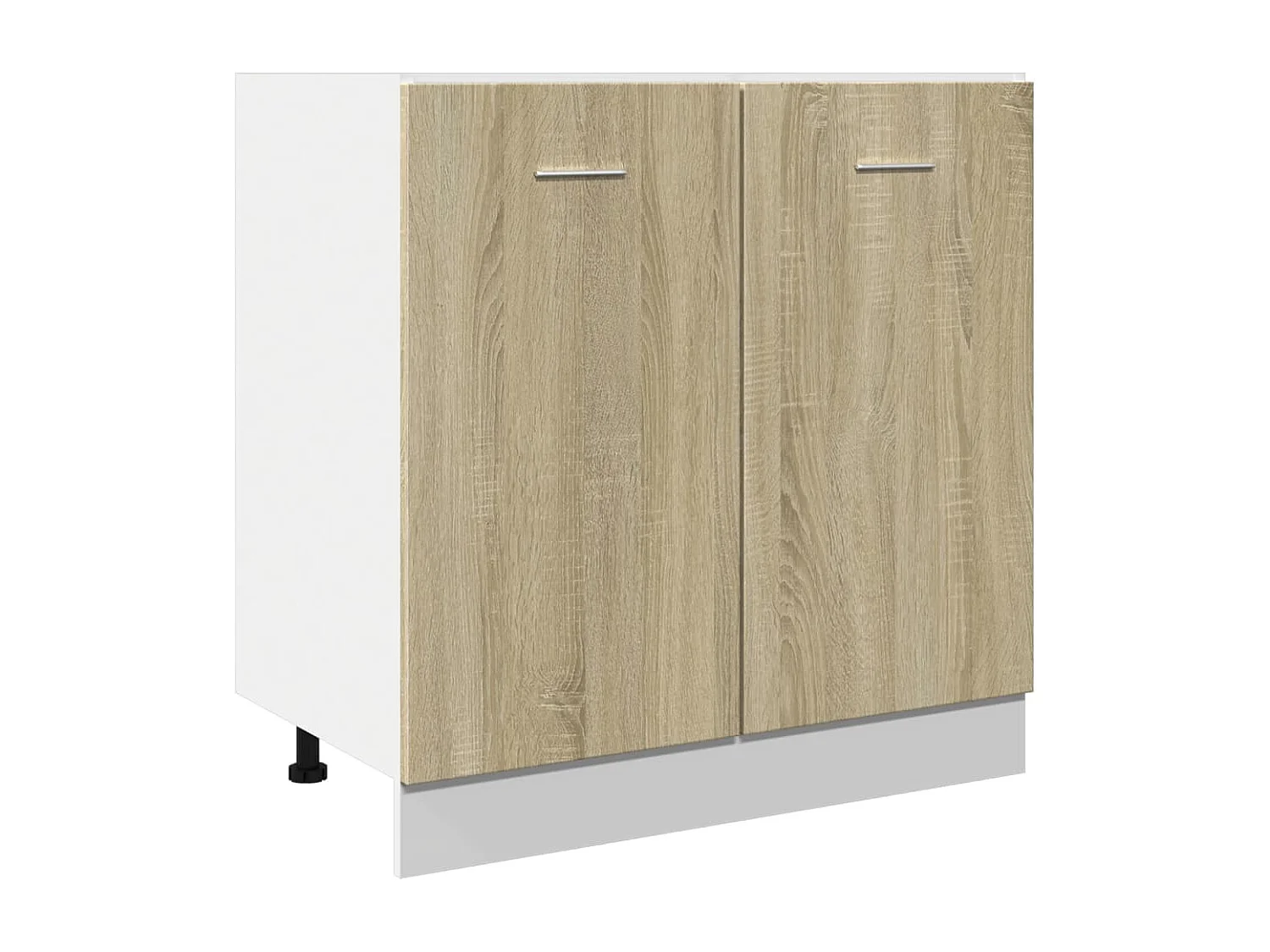 Armoire basse chêne sonoma 80x46x81,5 cm bois d’ingénierie