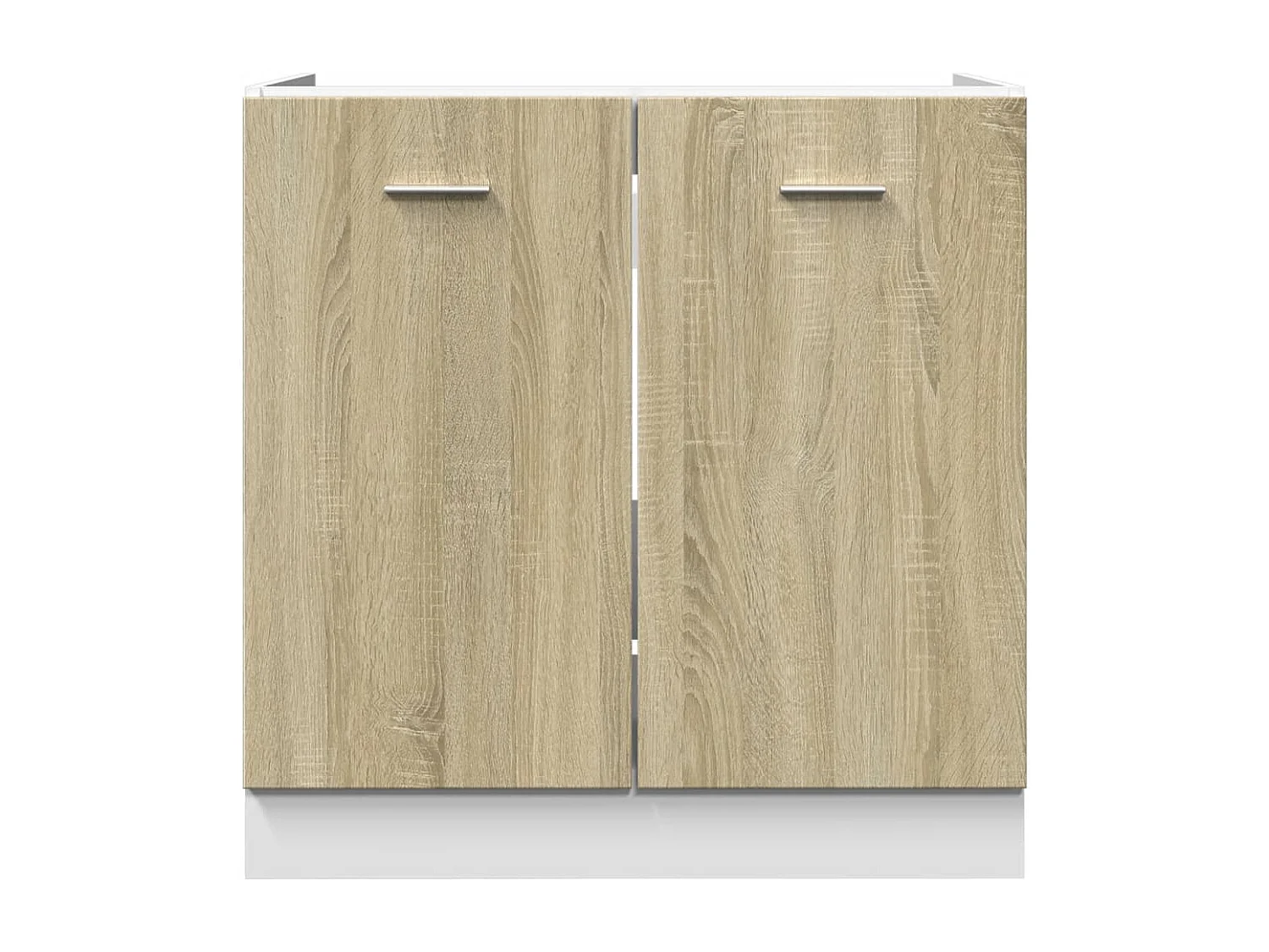 Armoire basse chêne sonoma 80x46x81,5 cm bois d’ingénierie