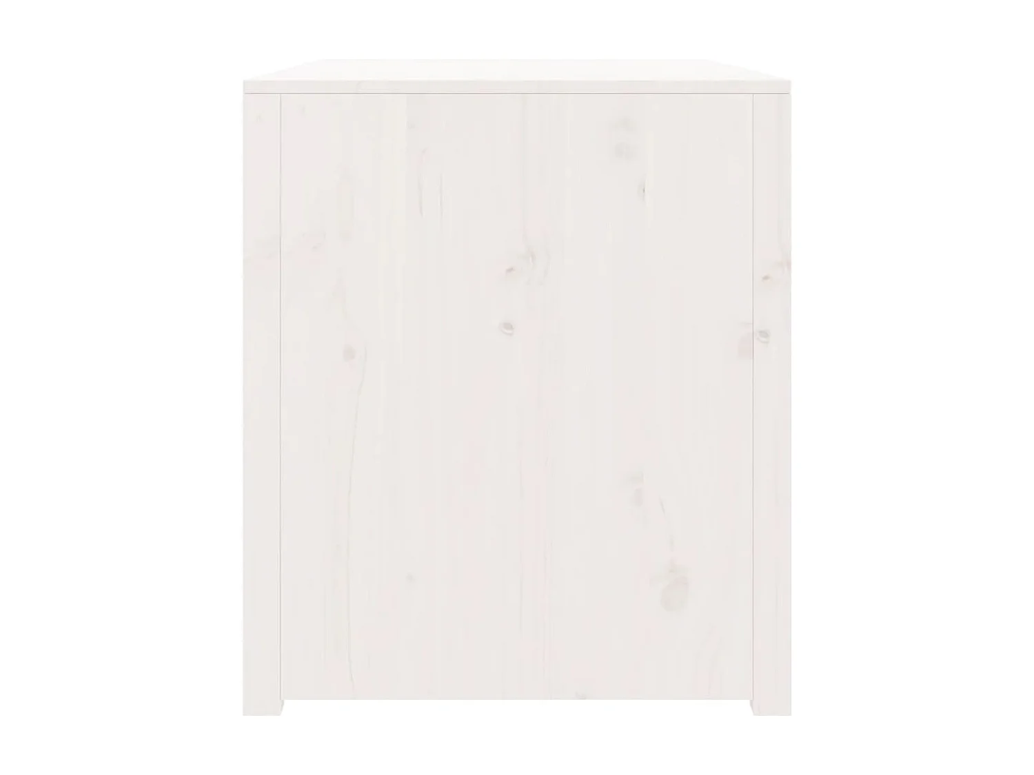 Armoire de cuisine d'extérieur blanc bois de pin massif