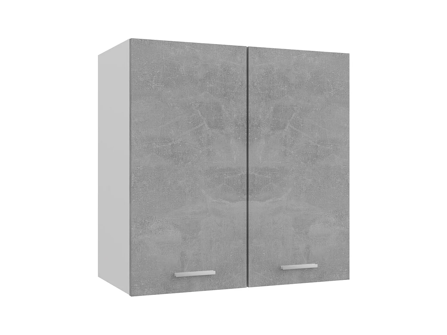 Hangkast Betongrijs 60x31x60 cm Bewerkt hout