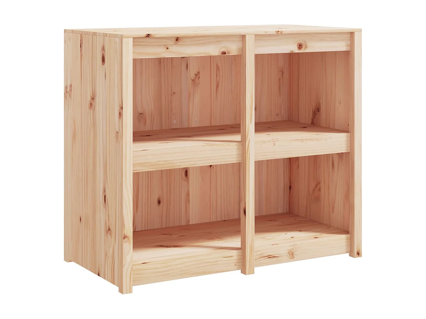 Armoires de cuisine d'extérieur 3 pcs bois de pin massif