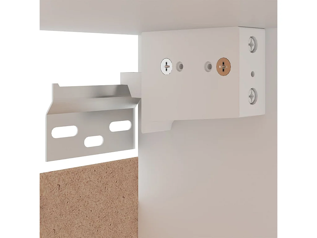 Armoire suspendue Blanc 60x31x40 cm Bois d'ingénierie