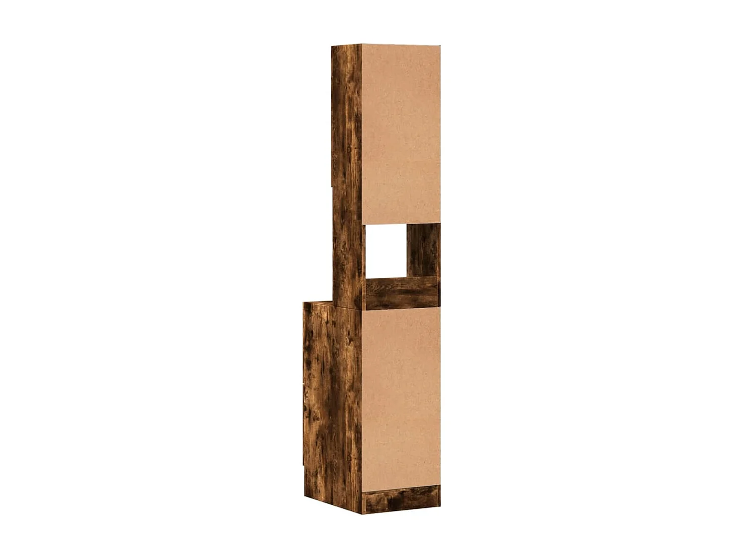 Armoire de cuisine chêne fumé 35x50x180 cm bois d'ingénierie