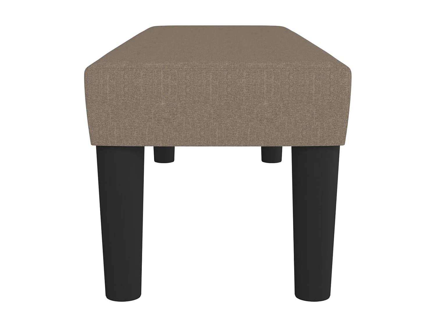 Banc Taupe 100x30x30 cm Tissu