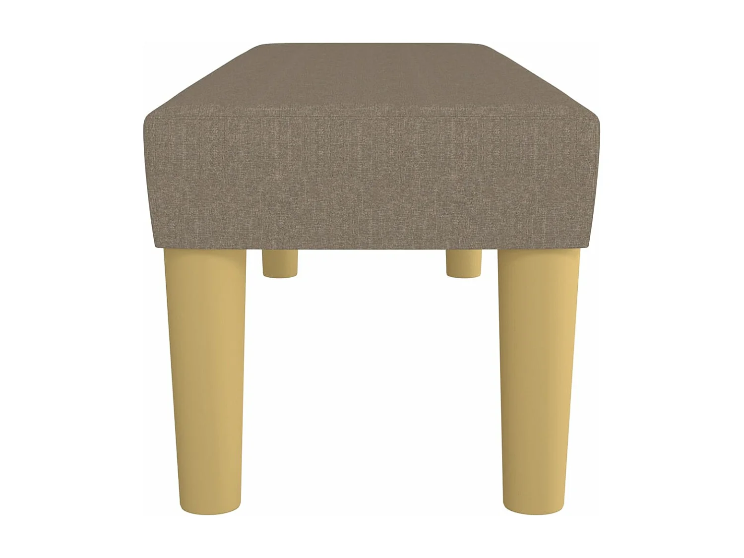 Banc Taupe 100x30x30 cm Tissu