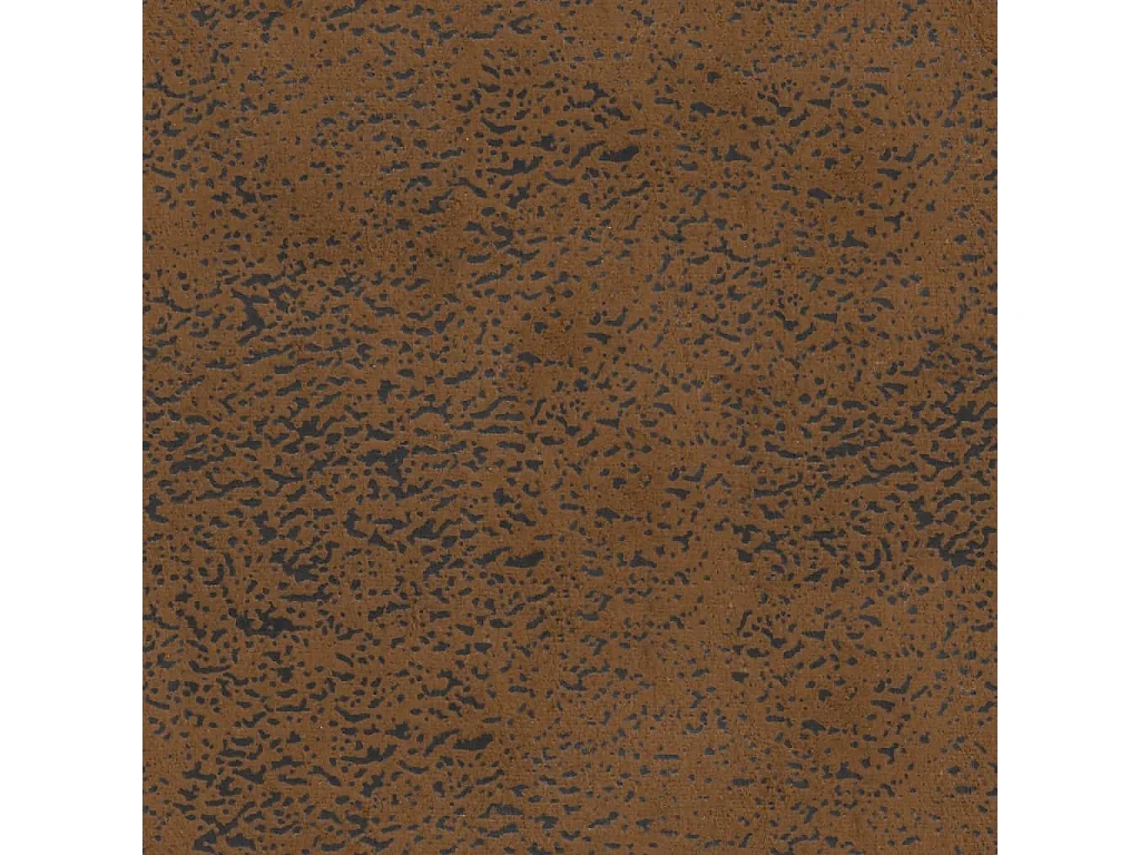 Banco com encosto castanho 119,5x64,5x75 cm camurça imitação de pele