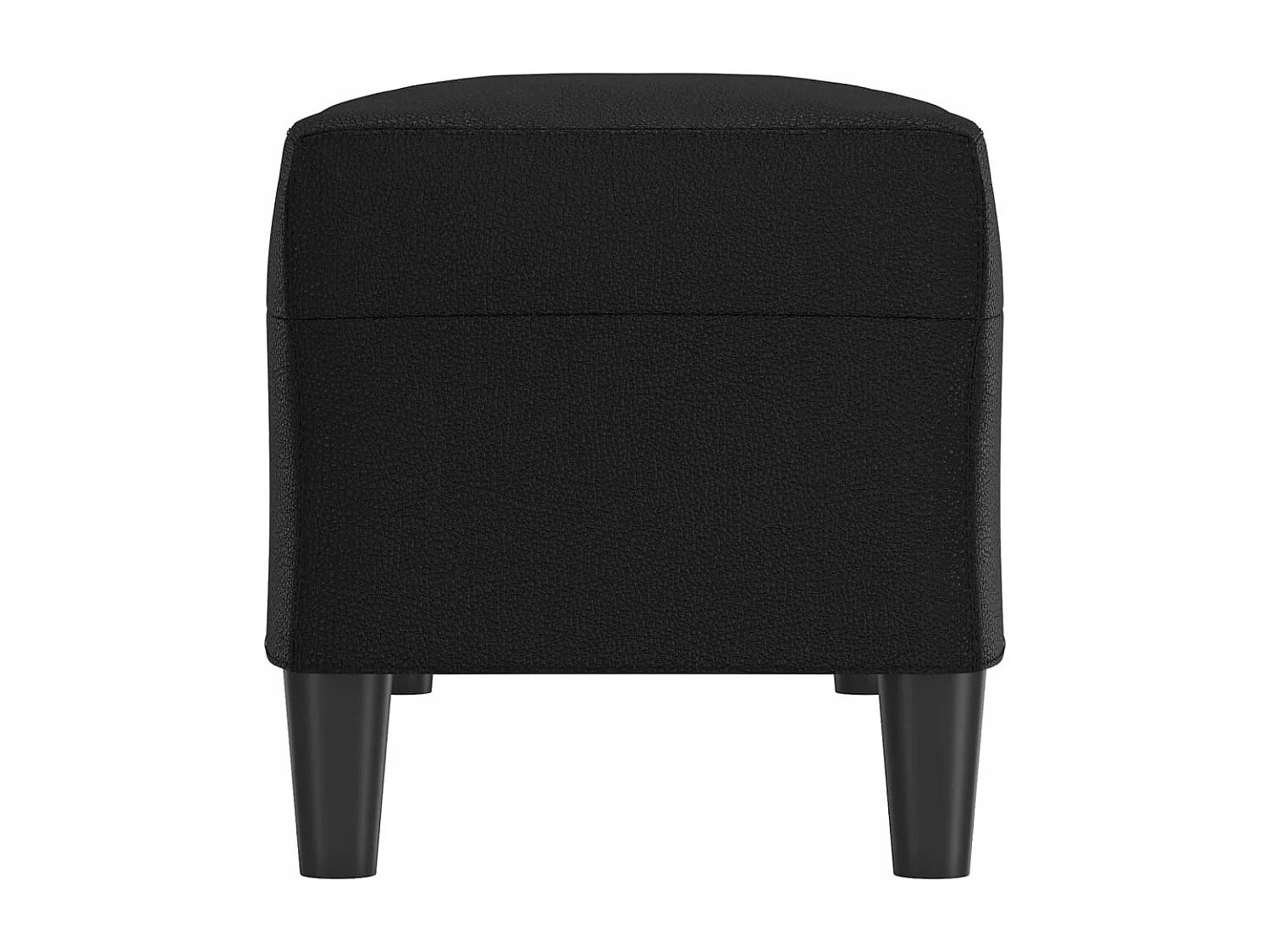 Panca Nera 100x35x41 cm Ecopelle