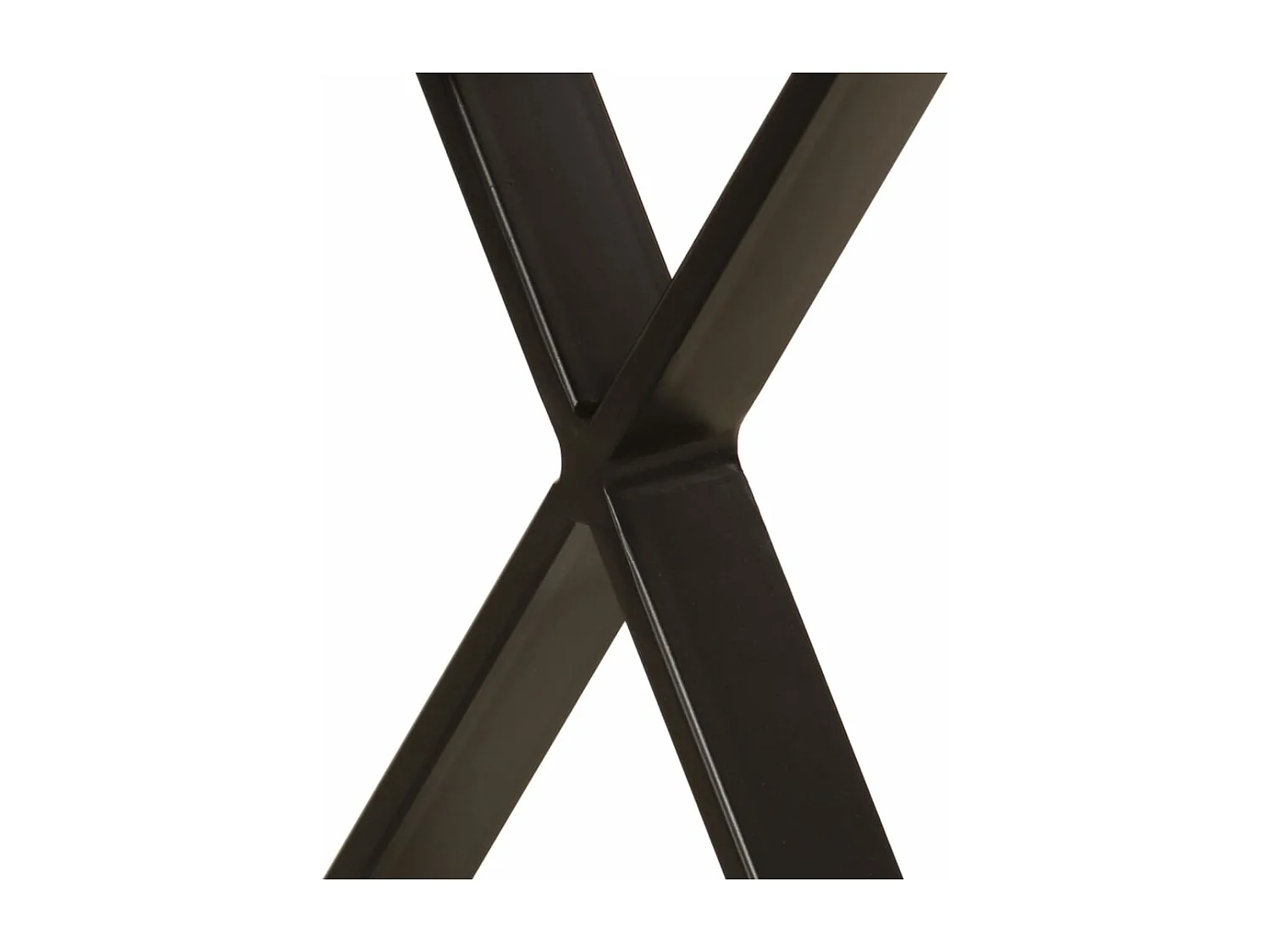 Banco com borda viva em madeira de mangueira maciça de 105 cm